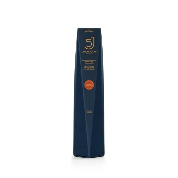 Pieza Media Caña de Lomo CINCO JOTAS - 100 % Ibérico de Bellota - Peso aprox. 500 g.