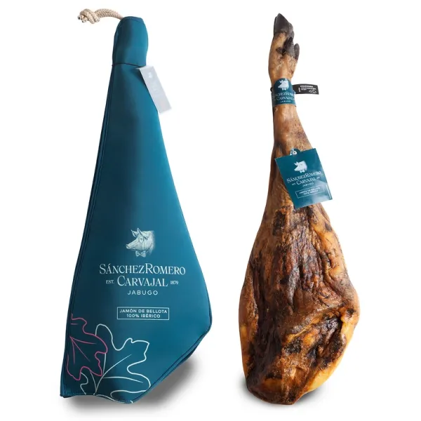 Jamón Ibérico de Bellota 100% Pureza de Raza SÁNCHEZ ROMERO CARVAJAL - Peso aprox. 6,5 Kg.