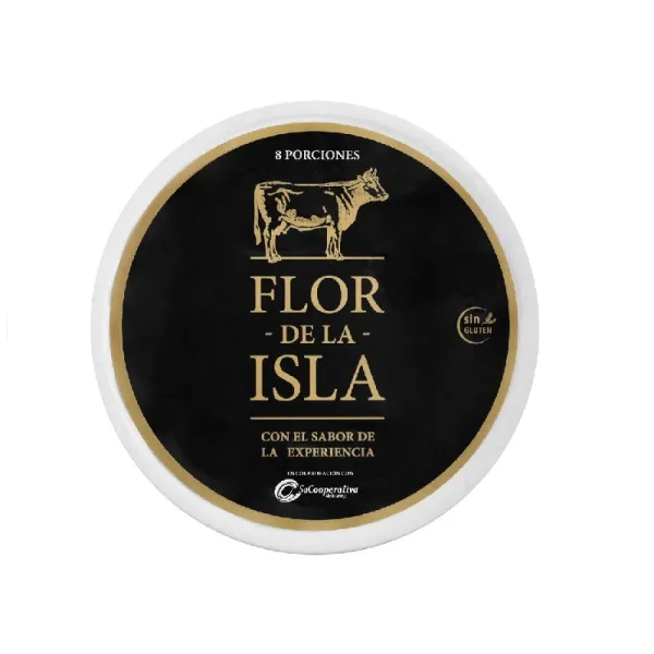 Queso de Mahón en porciones FLOR DE LA ISLA - Peso aprox. 125 g.