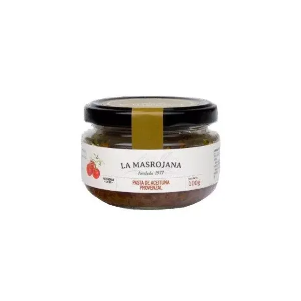Frasco Paté de Aceituna a la Provenzal LA MASROJANA - 100 g.