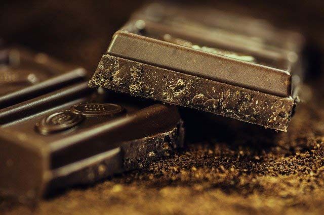 chocolates en las cestas de navidad