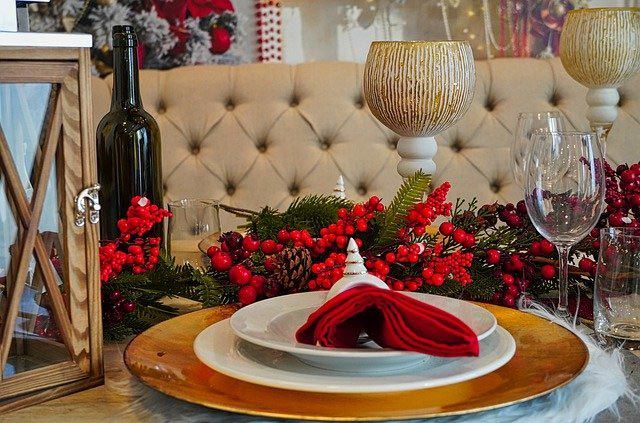 normas de etiqueta en la mesa de navidad