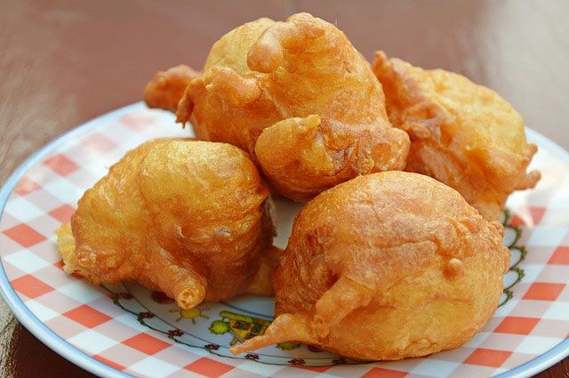 hacer buñuelos de navidad